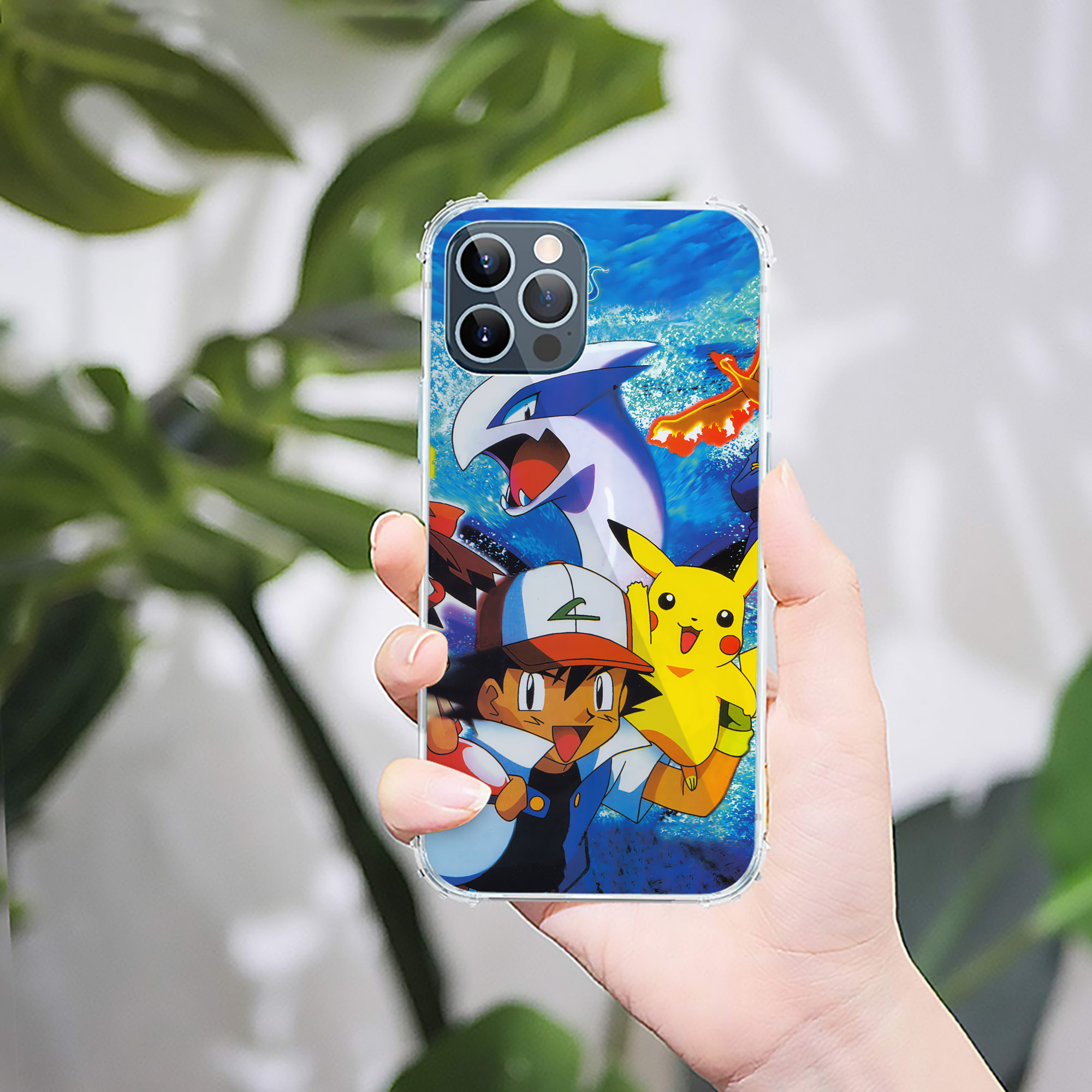 （画像用） ポケットモンスター Pokémon 【iPhone 12シリーズ対応】透明スマホケース（クリアソフトケース）
